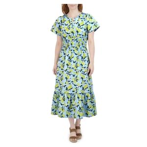 NWT French Connection trendy lemon Midi Dress